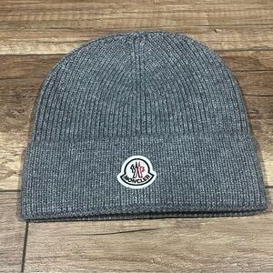 Moncler Gray Beanie Hat